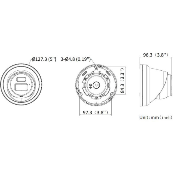 KAMERA IP HIKVISION DS-2CD2383G2-LI2U(2.8mm)(BLACK) - obrazek 2