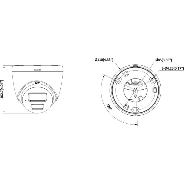 Kamera IP Hikvision DS-2CD1347G3-LIU(2.8mm) - obrazek 4