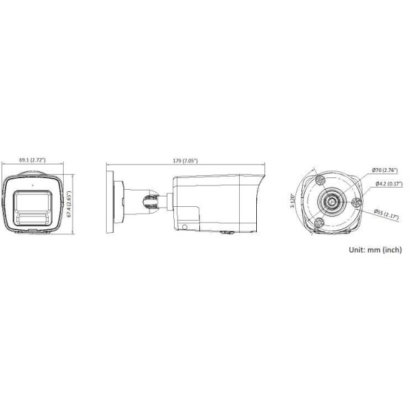 KAMERA IP HIKVISION DS-2CD1083G2-LIUF/SL 2.8mm PL - obrazek 2