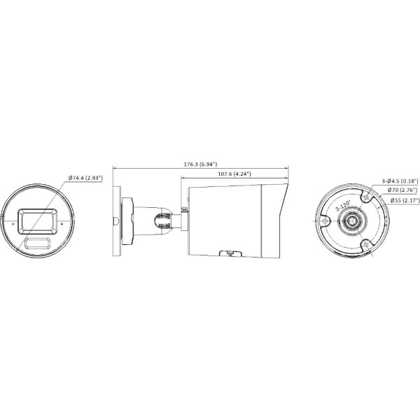 Kamera IP HikVision DS-2CD2083G2-LI2U(2.8mm) - obrazek 3