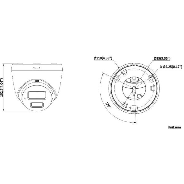 KAMERA IP HIKVISION DS-2CD1343G2-LIUF/SL 2.8mm PL - obrazek 4